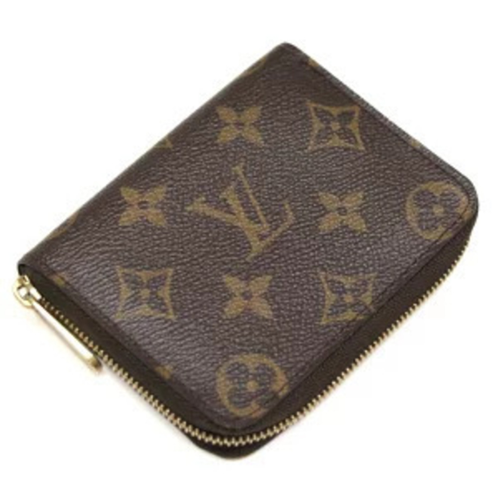 Louis Vuitton Coin Zippy Monogram Wallet Wallet Compact Brown